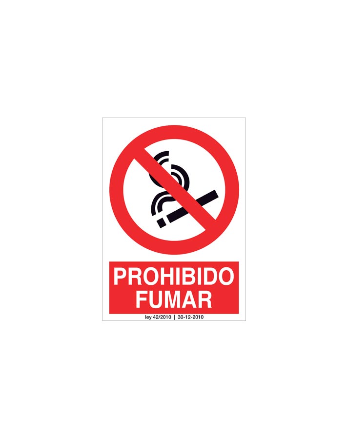 Señales de prohibido fumar y no fumar A3/A4/A5
